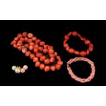 Collection of Coral Jewellery comprising