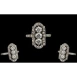 Platinum Superb Quality Diamond Set Ring