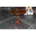 Antique Tilt Top Dark Oak Table, measure