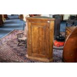 19th Century Oak Corner Cupboard, with p