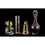 Collection of Four Murano Style Glass It