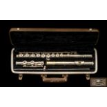 Vintage Buescher Silver Plated Flute Mod