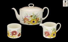 Wedgwood 'Summer Bouquet' Bone China Te