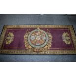 Rare Railway Runner Rug early to mid century railway carriage runner,