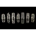 Excellent Collection of Antique and Vintage Silver Thimbles ( 7 ) In Total.