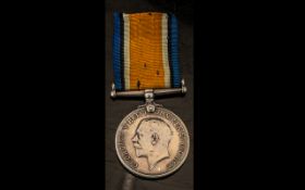 WWI British War Medal, 9252 PTE J.