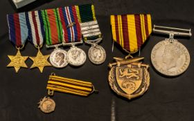 Military Interest, Collection Of WWII Medals Comprising The War Medal 1939 - 1945,