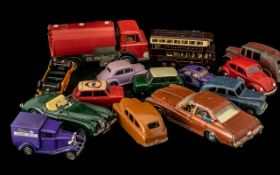 Large Collection of Miscellaneous Vintage Cars, Trucks and Buses, Corgi- Lledo- Dinky,