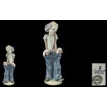 Lladro - Collectors Society Members First Issue Hand Painted Porcelain Figure ' Little Pals ' Model