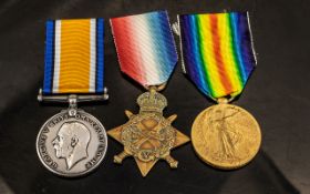 WWI Medal Trio, 240241 CPL F. CHESWORTH 1/5th Btn South Lancs Rgt (DOW 31/7/1917).