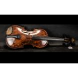 German Violin, One-Piece back, length 14", overall length 23.25". German, circa 1890.
