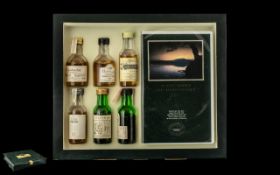 Scottish Finest Collection of Malt Whiskies In Miniature ( 6 ) Bottles In Total. Comprises 1/