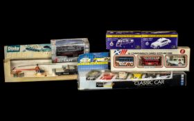 Collection of Die Cast Models, comprising Dinky Helicopter & Plymouth Police Car,