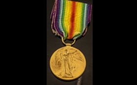 WWI Allied Victory Medal, J69536 C. BURKE A.