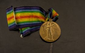 WWI Allied Victory Medal, 1463 PTE J.