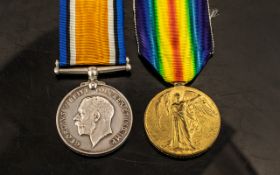 WWI MEDAL DUO, 250453 PNR T. WALL R.E. Comprising Allied Victory Medal and The British War Medal.