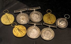 Collection for WWI Military Medals to include three pairs awarded to 69390 Spr W R Judd RE,