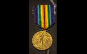 WWI Allied Victory Medal, 18276 PTE T.