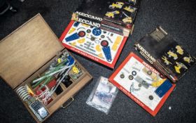 Collection of Meccano to include two part sets, 395 Parts All Action Models,