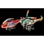 Tinplate Key Wind Helicopter - Fire Chief, F.B.