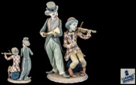 Lladro - Superb Hand Painted Porcelain Figure ' Circus Concert ' Model No 5856. Designer Jose Puche.