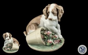 Lladro - Collectors Society Members 1998 Hand Painted Porcelain Figure ' It Wasn't Me ' Model No