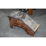 Early 20th Century Shoe Shine Step. 22 Inches Long by 12 Inches In Height. Please See Photo.