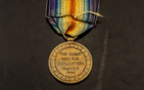 WWI Allied Victory Medal, 12922/DA J.W.