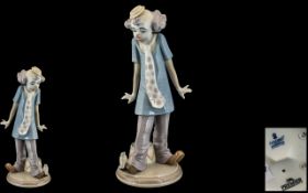 Lladro - Premier Hand Painted Porcelain Figure ' Circus Days ' Model No 6916.