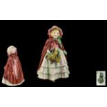 Royal Doulton - Scarce Hand Painted Porcelain Figure ' Granny's Shawl ' HN1642.