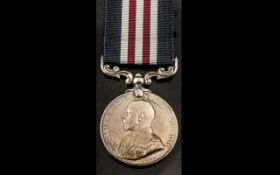 WWI Military Medal 'For Bravery In The Field', 165812 GUNNER S. JARVIS RFA Leicester.