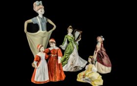 Collection of Porcelain Figurines,