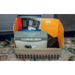 Box of Collectibles, comprising BT single cordless phone with answer machine,