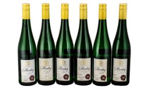 Excellent Collection of Six Bottles - Dates 2016, 2017 & 2018 Riesling Medium Dry White Wine,