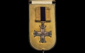 Military Cross In Fitted Case