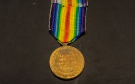 WWI Allied Victory Medal, 27271 PTE A. CHAMPION MGC.