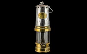 Antique Miners Lamp by Patterson Lamps Ltd.