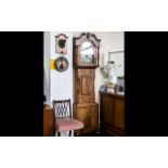 A Large Victorian Mahogany Cased Grandfather Clock,