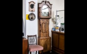 A Large Victorian Mahogany Cased Grandfather Clock,