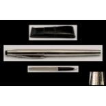 Cross - Modern Slim line Elegant Sterling Silver Cased Ballpoint Pen,