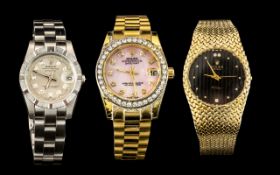 Fashion Copy Wrist Watches ( 3 ) In Total. Please See Photo.