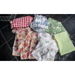Collection of Laura Ashley/Sanderson Curtains, five pairs in total,