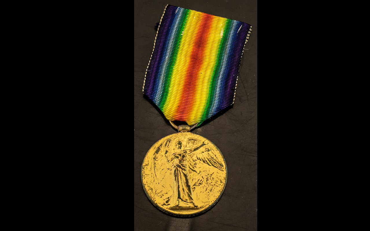 WWI Allied Victory Medal, 265980 PTE G.