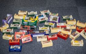 Box of Lledo Die Cast Cars & Advertising Models, over 35 in total,