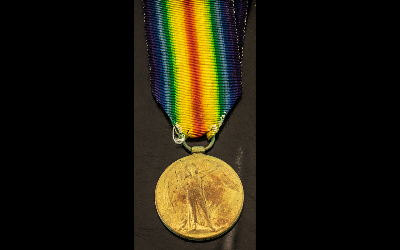 WWI Allied Victory Medal, 15266 PTE A.