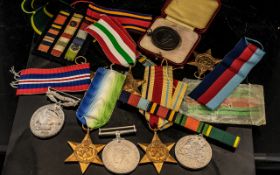 Set of WWll Medals, all awarded to Pte. T.Kerr, Foresters Regiment, Roll No.