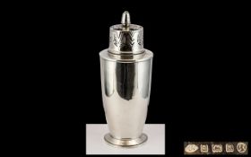 Art Deco 1930's Superior Sterling Silver Sugar Sifter of Superb Design and Proportions.