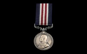 WWI Military Medal 'For Bravery In The Field', 18475 PTE J. PARKER 1st Btn LNLR.