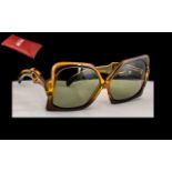 Christian Dior Solaires Miss Dior - Signed Iconic Pair of Oversized Optyl Ladies Sunglasses From