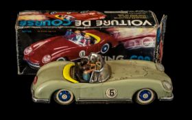 Tinplate Vintage Racing Car, Voiture de Course, friction,